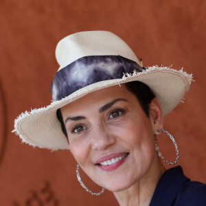 Cristina Cordula au village lors des internationaux de tennis de Roland Garros à Paris, France, le 2 juin 2019. © Jacovides-Moreau/Bestimage