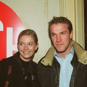 Flavie Flament et Benjamin Castaldi à la soirée de présentation de Match TV