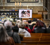 Un rassemblement religieux a lieu à la cathédrale d'Albi, France, le 8 janvier 2022, à l'initiative de la soeur et d'une amie de Delphine Jubillar