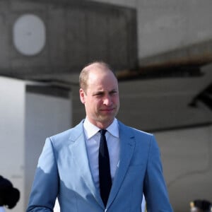 Le prince William et son épouse Kate Middleton arrivent à l'aéroport Philip S. W Goldson, à Bélize City, et débutent leur tournée caribéenne. Le 19 mars 2022.