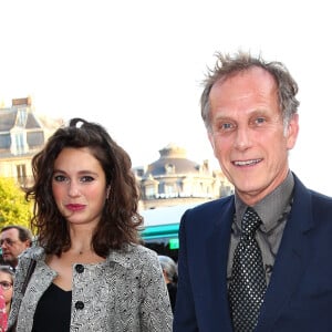 Pauline Cheviller et son compagnon Charles Berling - Arrivée au gala d'ouverture de la saison de danse 2017/2018 du ballet de l'Opéra National de Paris au l'opéra Garnier à Paris, France, le 21 septembre 2017. © Agence/Bestimage 