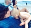 Diane Kruger et son compagnon Norman Reedus ont fêté le Nouvel an les pieds dans l'eau avec leur petite fille de 13 mois. Sur Instagram, 1er janvier 2020.