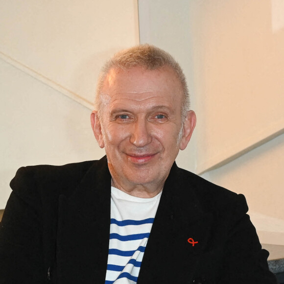 Jean-Paul Gaultier - Backstage - Enregistrement de l'émission "Les stars chantent pour le Sidaction - 40 ans de chansons de Céline Dion" au Palais des Sports à Paris. Le 16 mars 2022 © Cyril Moreau-Coadic Guirec / Bestimage