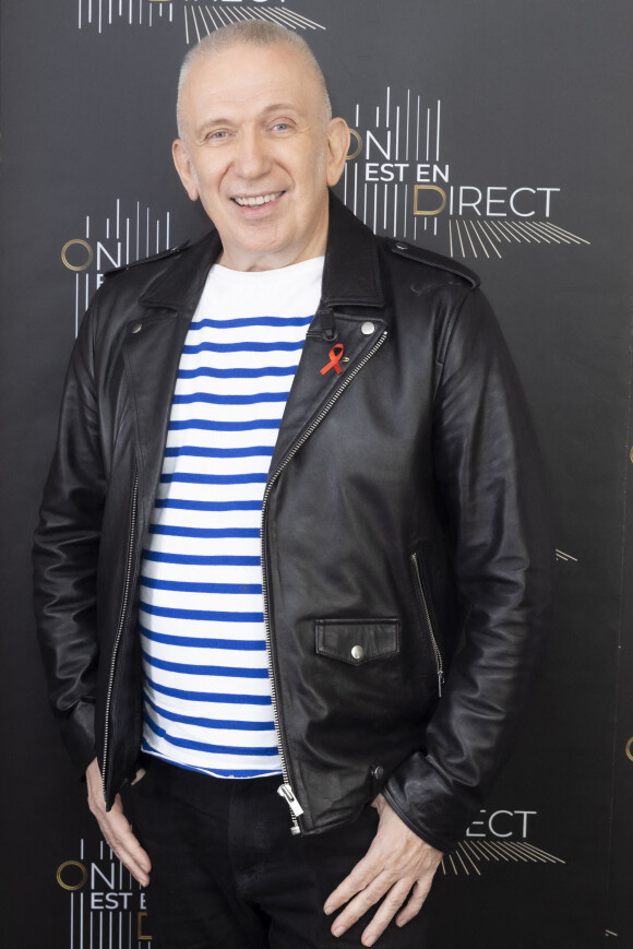 Jean-Paul Gaultier en backstage de l'émission OEED (On Est En Direct) présentée par L.Salamé et L.Ruquier à Paris, France, le 19 mars 2022. © Jack Tribeca/Bestimage 