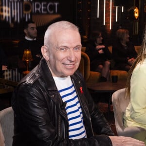 Jean-Paul Gaultier sur le plateau de l'émission OEED (On Est En Direct) présentée par L.Salamé et L.Ruquier à Paris, France, le 19 mars 2022. © Jack Tribeca/Bestimage 