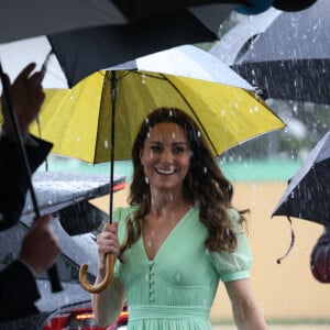 Catherine (Kate) Middleton, duchesse de Cambridge, visite l'école primaire Sybil Strachan à Nassau aux Bahamas, le 25 mars 2022. Le duc et la duchesse de Cambridge visitent le Belize, la Jamaïque et les Bahamas au nom de sa Majesté la reine à l'occasion du jubilé de platine. 