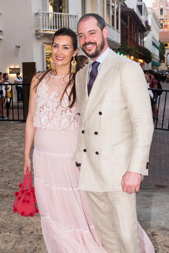 Mariage religieux du prince Josef-Emanuel de Liechtenstein et de Maria Claudia Echevarria Suarez en l'église de San Pedro Claver à Carthagène, province de Carthagène, Bolívar, Colombie, 25 mars 2022. 