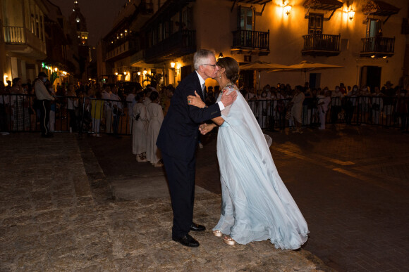 Mariage religieux du prince Josef-Emanuel de Liechtenstein et de Maria Claudia Echevarria Suarez en l'église de San Pedro Claver à Carthagène, province de Carthagène, Bolívar, Colombie, 25 mars 2022. 