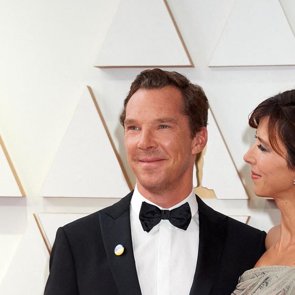 Benedict Cumberbatch et son épouse Sophie Hunter - 94e édition de la cérémonie des Oscars à Los Angeles, le 27 mars 2022.
