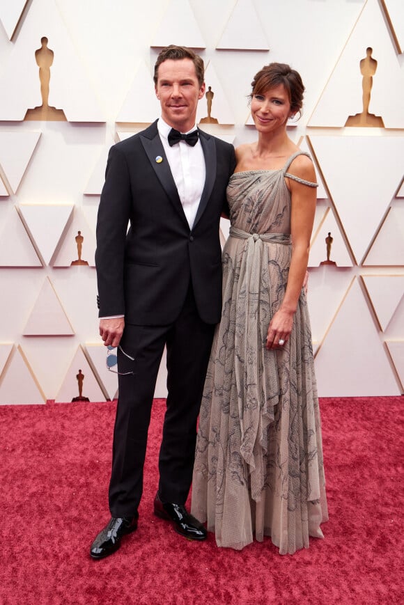 Benedict Cumberbatch, Sophie Hunter - 94e édition de la cérémonie des Oscars à Los Angeles, le 27 mars 2022.