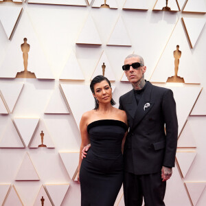 Kourtney Kardashian, Travis Barker - 94e édition de la cérémonie des Oscars à Los Angeles, le 27 mars 2022.