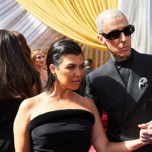 Kourtney Kardashian, Travis Barker - 94e édition de la cérémonie des Oscars à Los Angeles, le 27 mars 2022.