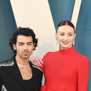 Joe Jonas et Sophie Turner au photocall de la soirée "Vanity Fair" lors de la 94ème édition de la cérémonie des Oscars à Los Angeles, le 27 mars 2022. © imageSPACE via Zuma Press/Bestimage 
