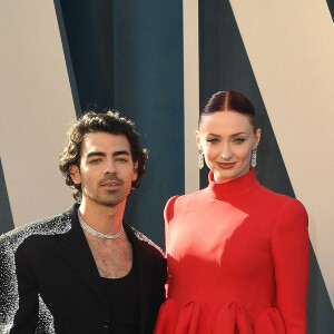 Joe Jonas et Sophie Turner au photocall de la soirée "Vanity Fair" lors de la 94ème édition de la cérémonie des Oscars à Los Angeles, le 27 mars 2022. © imageSPACE via Zuma Press/Bestimage 