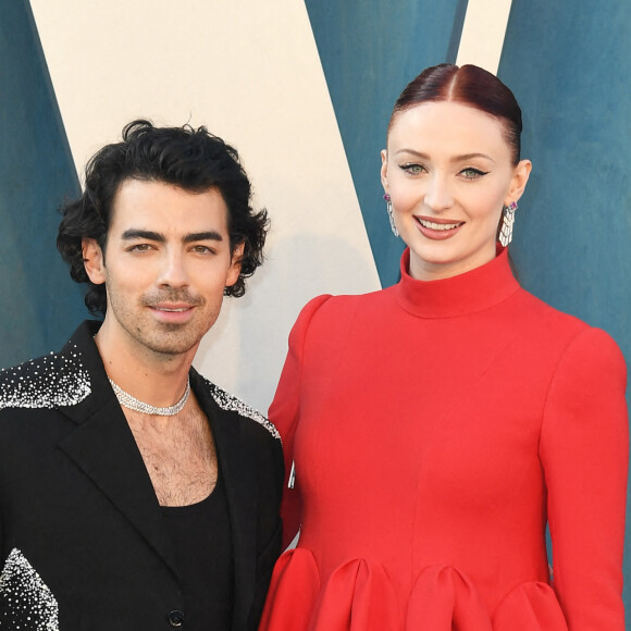 Joe Jonas et Sophie Turner au photocall de la soirée "Vanity Fair" lors de la 94ème édition de la cérémonie des Oscars à Los Angeles © imageSPACE via Zuma Press/Bestimage 