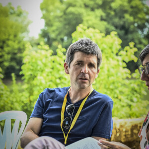 Thomas Sotto au festival international de journalisme de Couthures-sur-Garonne, le 9 juillet 2021. © Thierry Breton/Panoramic/Bestimage