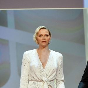 Le prince Albert II de Monaco, la princesse Charlene - Cérémonie de remise des prix lors de la soirée de clôture du 59ème Festival de Télévision de Monte Carlo au Grimaldi Forum à Monaco, le 18 juin 2019. © Bruno Bebert/Bestimage