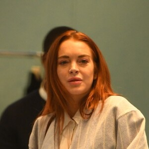 Lindsay Lohan fait du shopping chez Chanel à New York, le 24 octobre 2019.