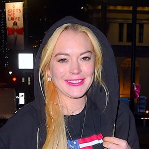 Lindsay Lohan arrive au concert " the Jingle Ball " au Madison Square Garden Le 08 décembre 2017 