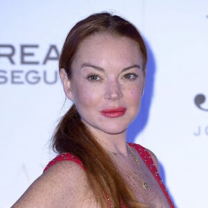 Lindsay Lohan au défilé "Jorge Vazquez" à la Madrid Fashion Week