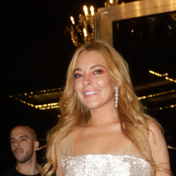 Lindsay Lohan à l'ouverture de son nouveau nightclub à Athènes en Grèce, le 15 octobre 2016 