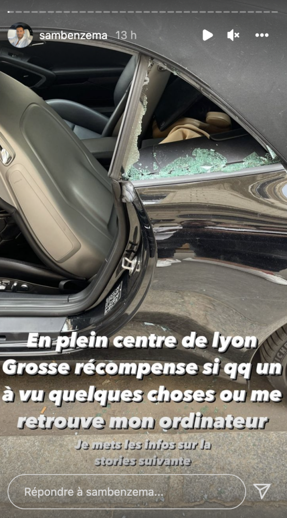 Samir Benzema (cousin du footballeur Karim Benzema) et sa compagne Melani victime d'un vol en pleine rue à Lyon.