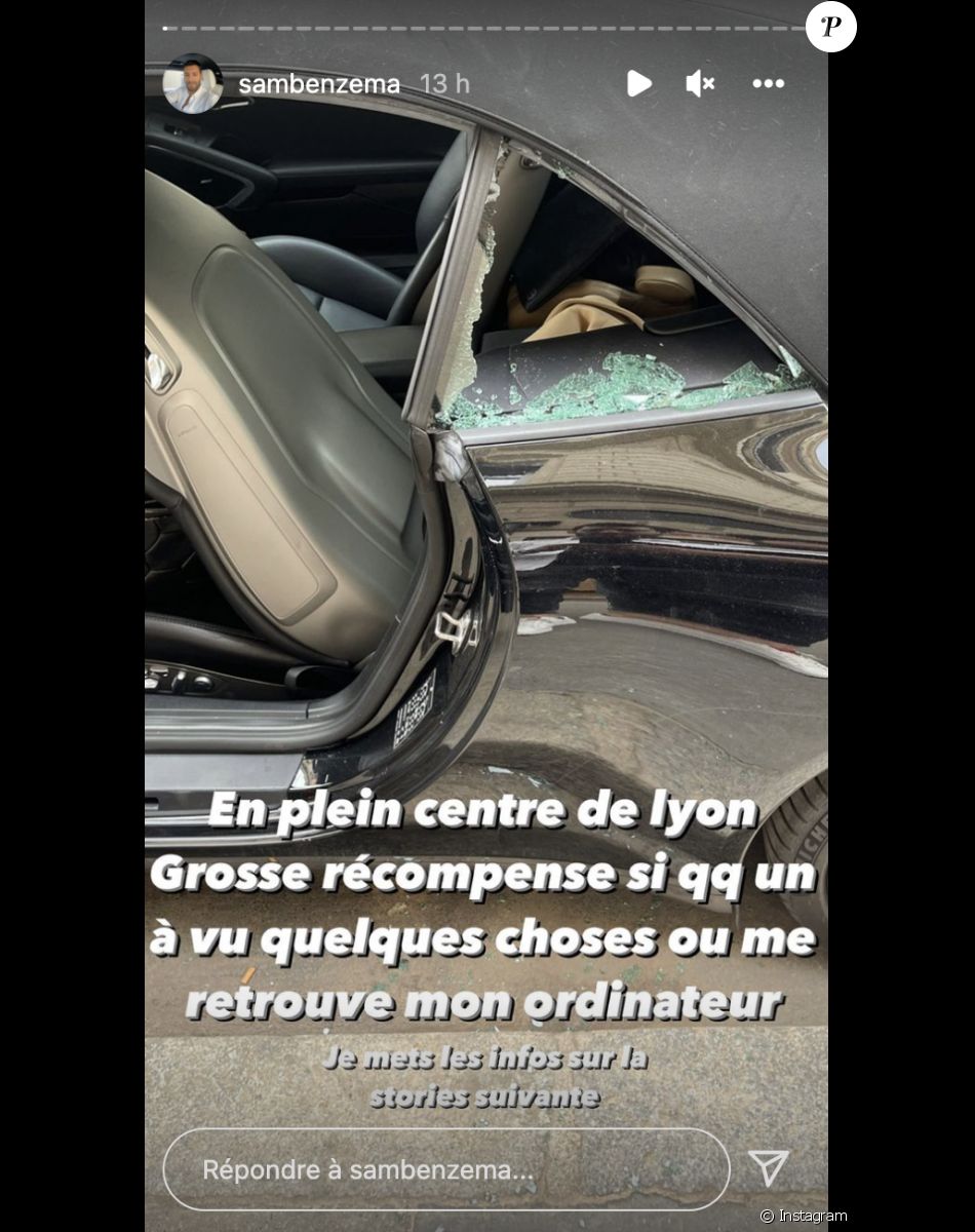 Samir Benzema (cousin du footballeur Karim Benzema) et sa compagne Melani victime d'un vol en pleine rue à Lyon.
