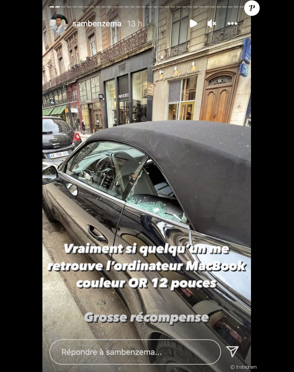Samir Benzema (cousin du footballeur Karim Benzema) et sa compagne Melani victime d'un vol en pleine rue à Lyon.