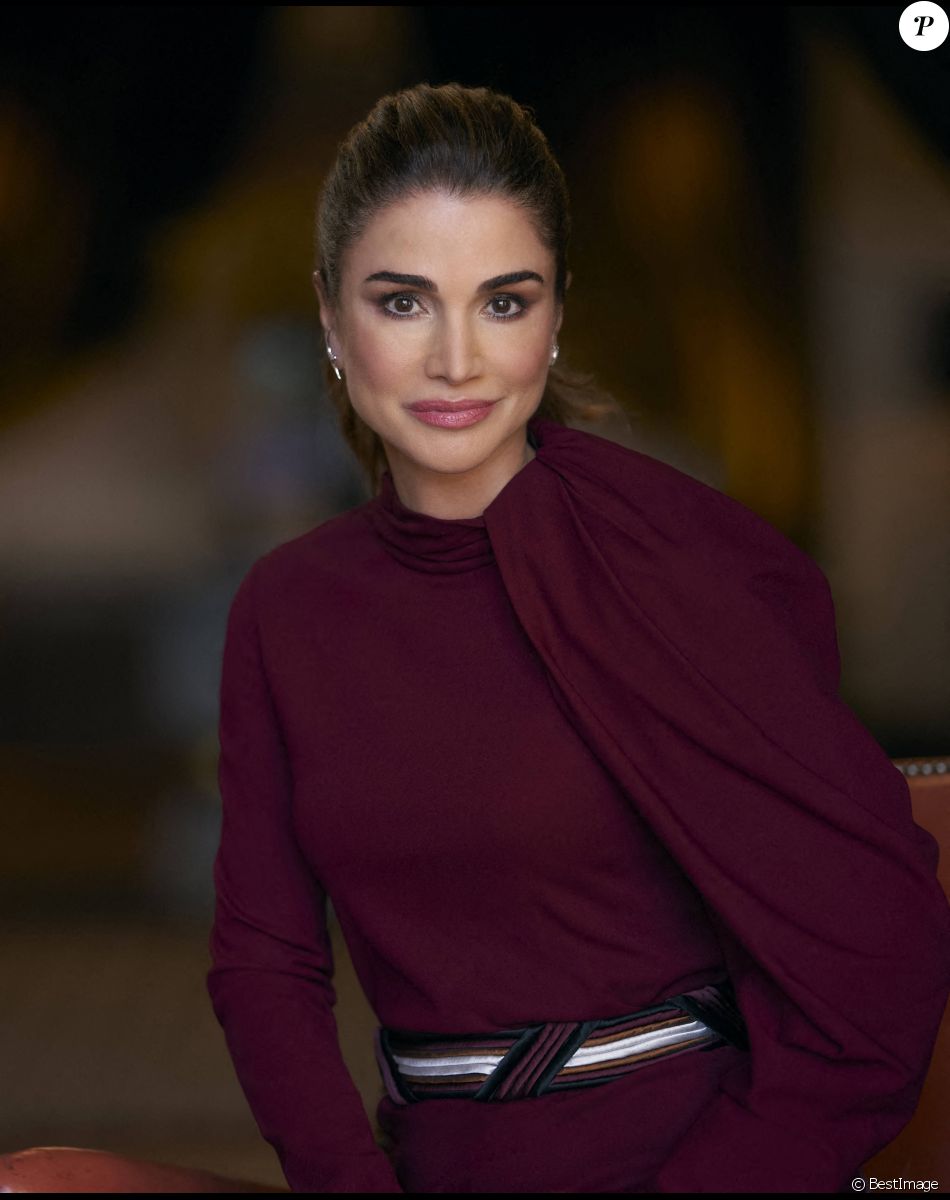 Portrait officiel de la princesse Rania de Jordanie pour son 51ème anniversaire le 31 août 2021.