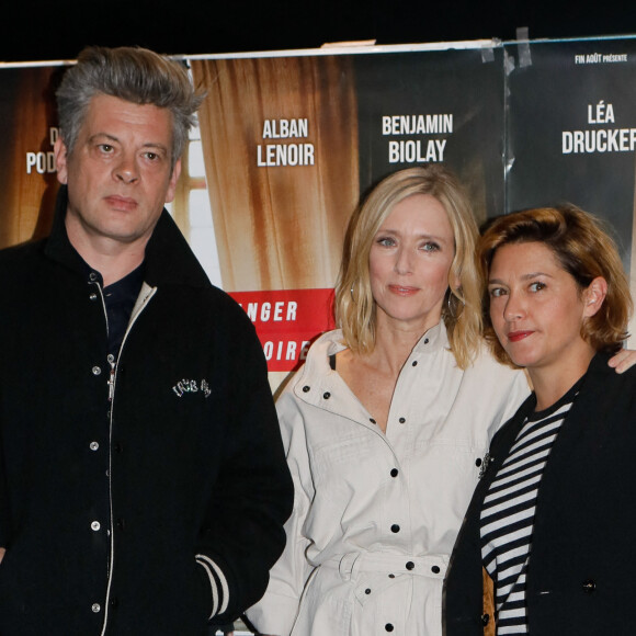 Benjamin Biolay, Léa Drucker, Emma de Caunes lors de l'avant-première du film "Le monde d'hier" à l'UGC Ciné Cité les Halles à Paris © Christophe Clovis / Bestimage 