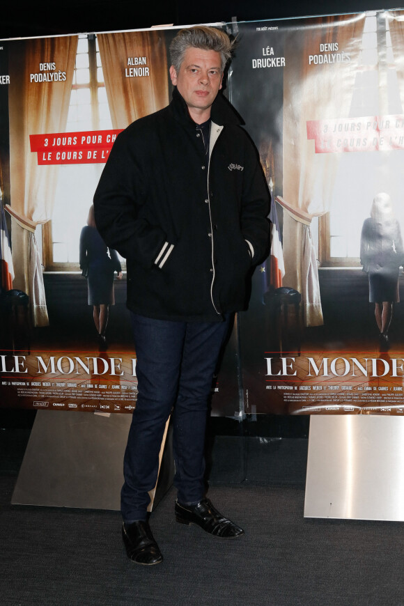 Benjamin Biolay lors de l'avant-première du film "Le monde d'hier" à l'UGC Ciné Cité les Halles à Paris le 28 mars 2022. © Christophe Clovis / Bestimage 