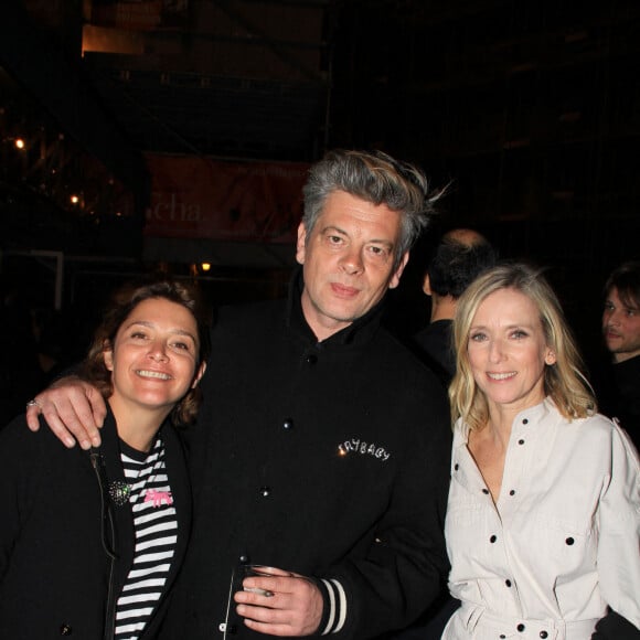 Exclusif - Emma de Caunes, Benjamin Biolay, Léa Drucker arrivent à l'after party de la projection du film "Le monde d'hier" au Central Park Paris le 28 mars 2022. © Baldini / Bestimage 