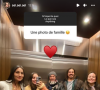 Florent Pagny, sa femme Azucena et leurs enfants Aël et Inca, sur Instagram, mars 2022.