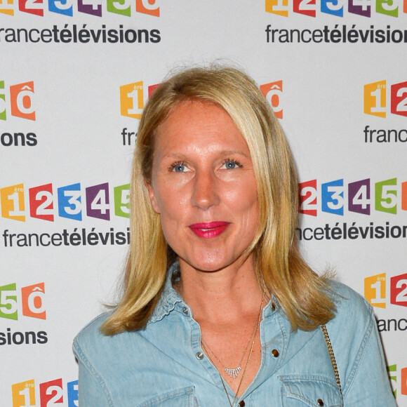 Agathe Lecaron lors du photocall de la présentation de la nouvelle dynamique 2017-2018 de France Télévisions. Paris, le 5 juillet 2017. © Guirec Coadic/Bestimage