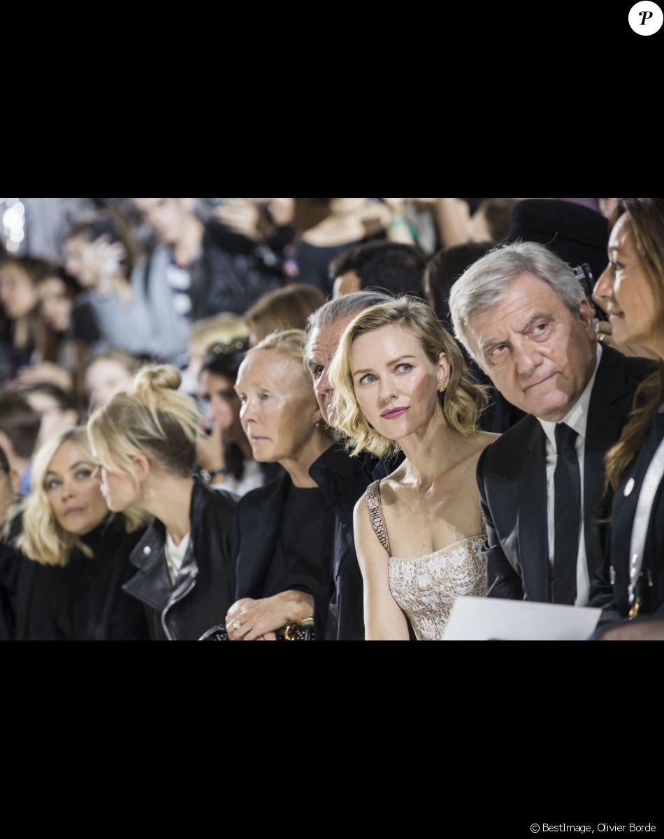 Mia et Patrick Demarchelier, Naomi Watts, Sidney et Katia Toledano - People au défilé de mode printemps-été 2018 "Christian Dior" au Musée Rodin à Paris. Le 26 septembre 2017 © Olivier Borde / Bestimage
