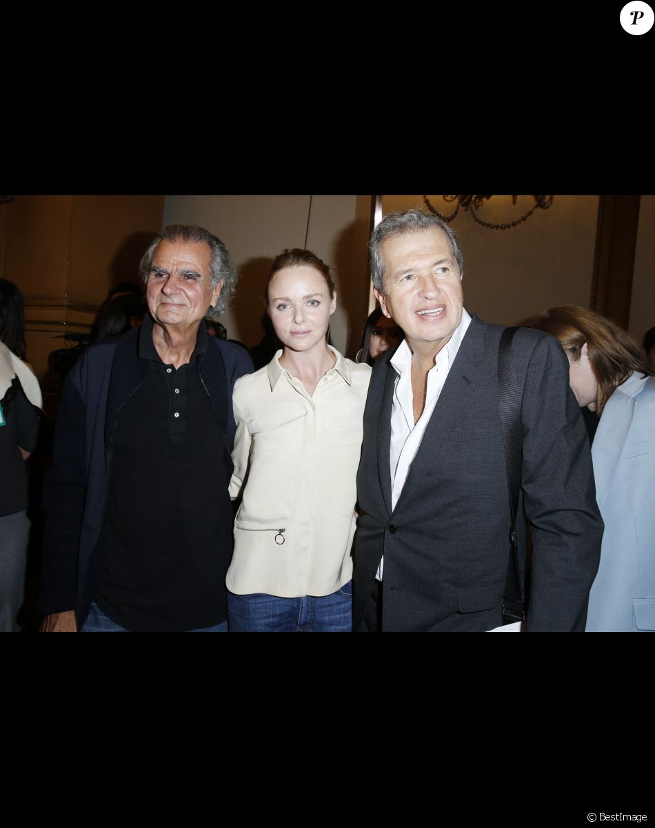 Patrick Demarchelier, Stella McCartney, Mario Testino - People au defile Stella McCartney pret-a-porter printemps/ete 2014 pendant la Fashion Week a Paris, le 30 septembre 2013.