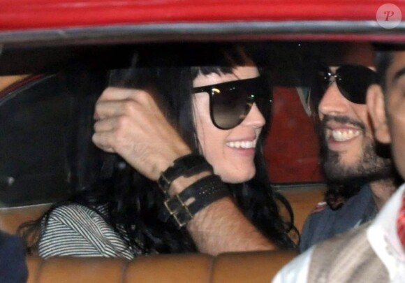 Katy Perry et Russell Brand durant leur séjour en amoureux en Inde