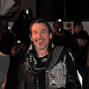 Florent Pagny, sa femme Azucena Pagny et leur fille Ael - 15eme edition des NRJ Music Awards au Palais des Festivals a Cannes le 14 decembre 2013.