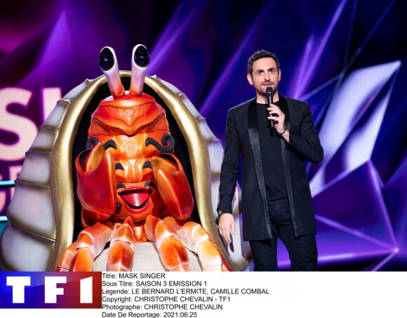 Le Bernard-l'hermite - Mask Singer saison 3, lancement sur TF1 le 1er avril 2022.