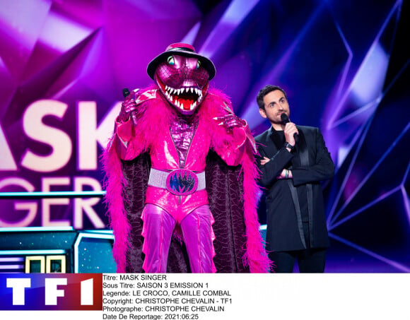 Le Croco - Mask Singer saison 3, lancement sur TF1 le 1er avril 2022.