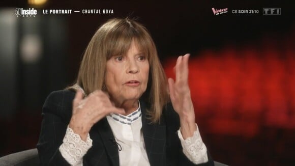 Chantal Goya dans l'émission 50' Inside, sur TF1.