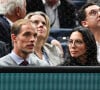 Thomas Tuchel (entraîneur du PSG) et sa femme Sissi Tuchel - Finale du tournoi de tennis "Rolex Paris Masters" entre Novak Djokovic et Karen Khachanov à l'AccorHotels Arena à Paris. © Veeren-Perusseau/Bestimage