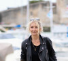 Corinne Masiero - Photocall lors du Festival de la Fiction de La Rochelle. Le 18 septembre 2021