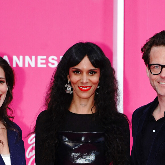 Lucie Lucas, Shy'm, Jamie Bamber - 5e saison du Festival International des Séries "Canneseries" à Cannes, le 4 avril 2022. © Norbert Scanella / Panoramic / Bestimage