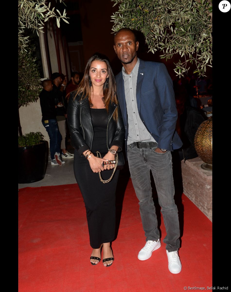 Exclusif - Eric Abidal et sa femme Hayet au cocktail "Aftershow" dans le cadre du festival Marrakech du Rire 2016. Marrakech, le 4 juin 2016. © Bellak Rachid/Bestimage