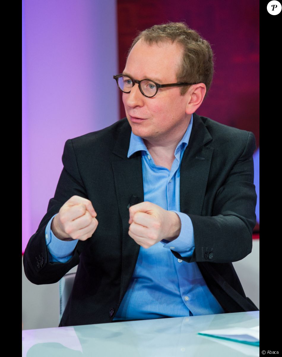 Laurent Bigorgne sur le tournage de l'émission Générations d'idées sur Public Sénat en 2016