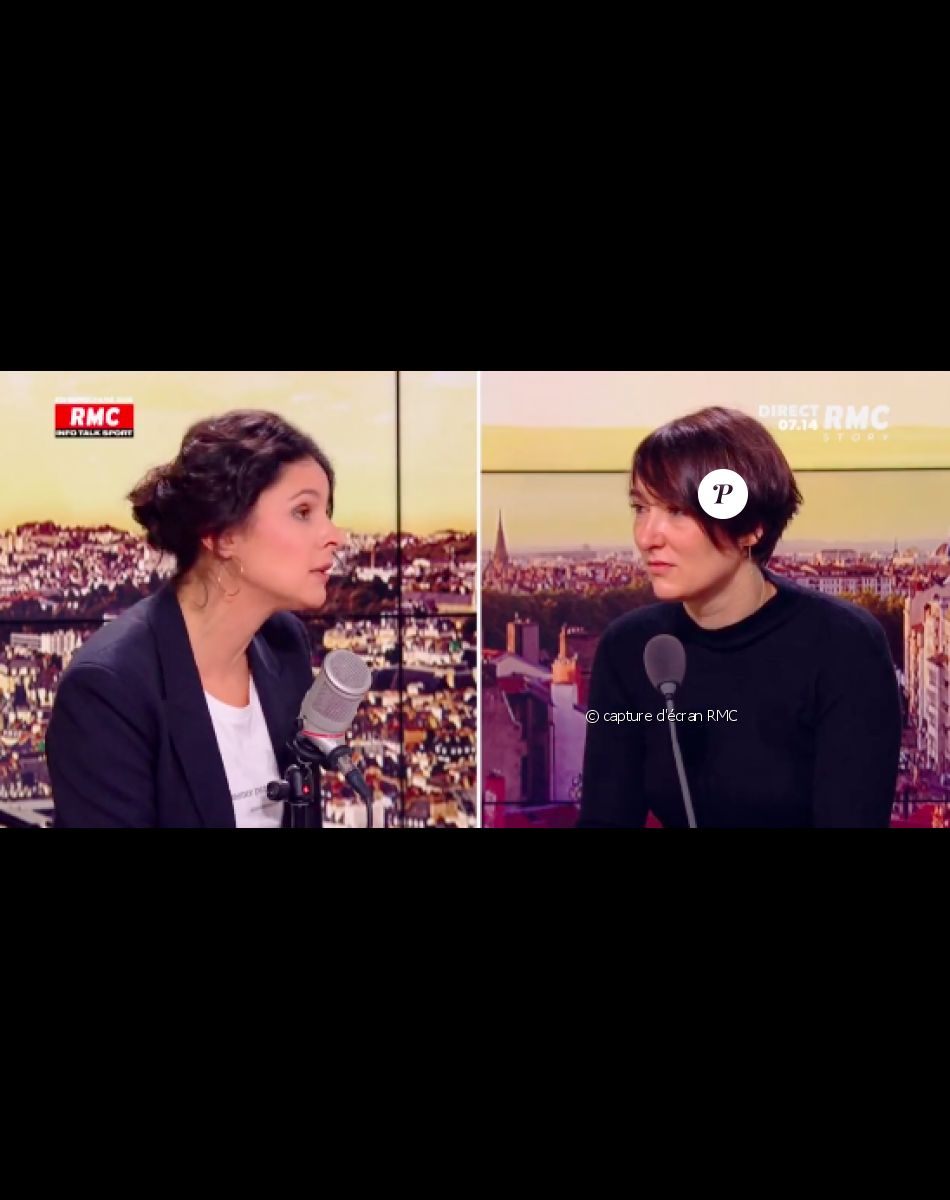 Sophie Conrad, qui accuse Laurent Bigorgne, en interview sur le plateau d'Apolline de Malherbe sur RMC