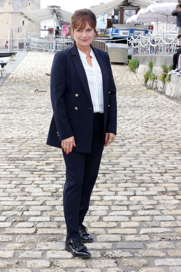 Cécilia Hornus au photocall de la série "Plus belle la vie" lors de la 23ème édition du Festival de la Fiction tv de la Rochelle 2021, à La Rochelle, France, le 18 septembre 2021. © Jean-Marc LHomer/Bestimage .