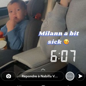 Nabilla Benattia dévoile que son fils Milann a été hospitalisée