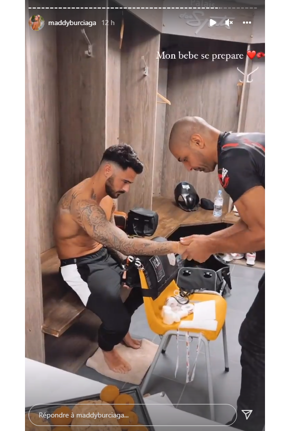 Dylan Thiry et Benjamin Samat se sont affrontés lors d'un combat de boxe au Palais des Sports de Marseille - Instagram